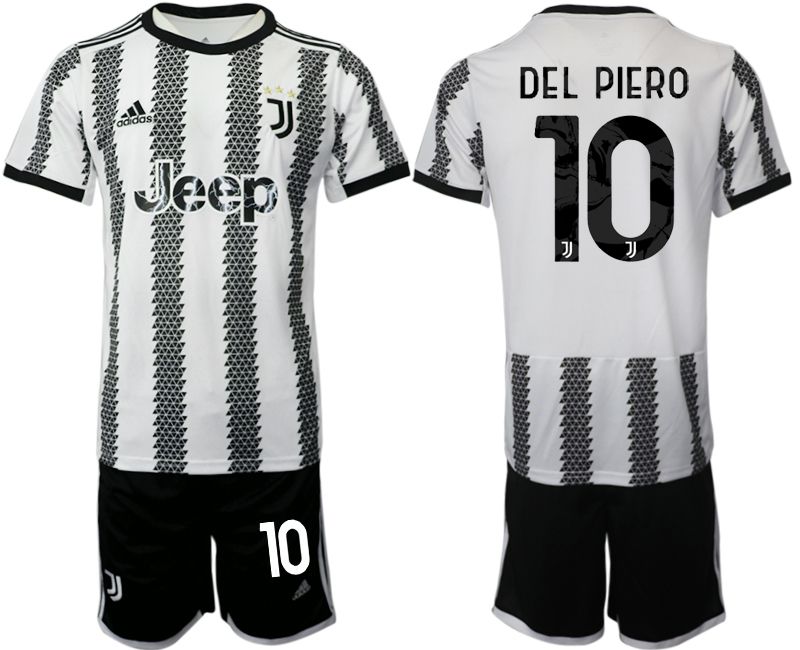Men 2022-2023 Club Juventus FC home white 10 Soccer Jerseys